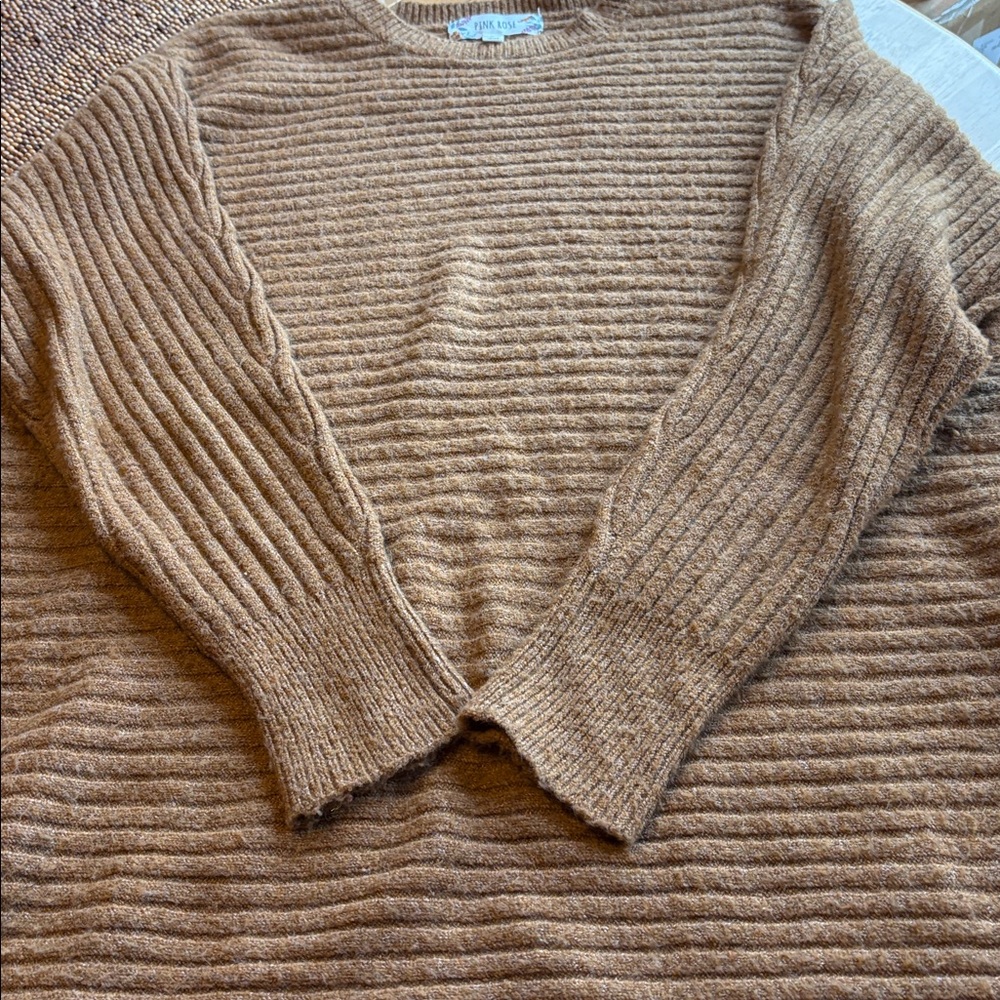 Pink Rose Brand Light Rust Tunic - Picture 3 of 5